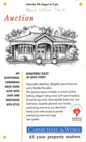 Pamphlet, Real estate, 1995