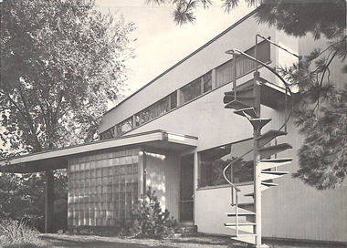 Postcard, Ise Gropius, Ise Gropius to Patricia Boyd, Dec-73