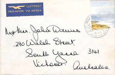 Card, Joan Sutherland, Joan Sutherland to Patricia and John Davies, 11.01.1993