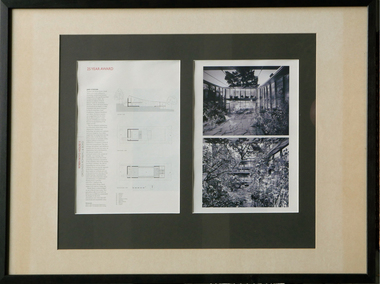 Certificate, The 25 year award for Robin Boyd House II, 2006