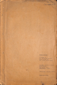 Document - Specification of Walsh Street