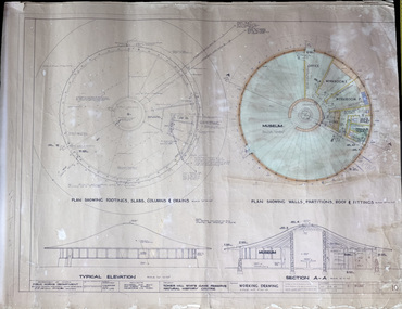 Drawing - Architectural, Tower Hill State Game Reserve Natural History Centre, 3-Oct-62