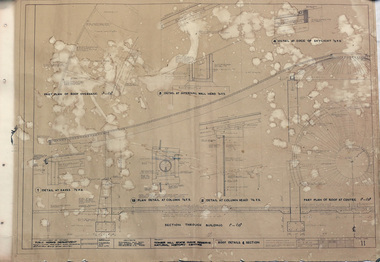 Drawing - Architectural, Tower Hill State Game Reserve Natural History Centre, 5-Oct-62
