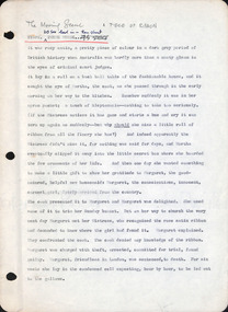 Document - Script, Robin Boyd, The Moving Scene: A Piece of Ribbon