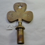 Clover shaped brass finial for flagpole