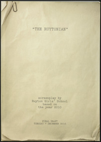 Magazine, Ruyton Girls' School, The Ruytonian, 2010