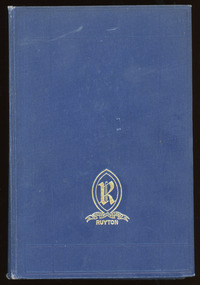 Literary work - Ruyton Prize Book, Geoffrey Cumberlege Oxford University Press, The Poetical Works of Robert Browning, 1940