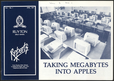 Newsletter, Ruyton Reports, 1987