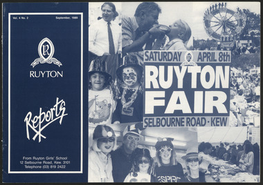 Newsletter, Ruyton Reports, 1989