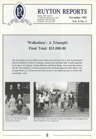 Newsletter, Ruyton Reports, 1991