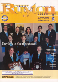 Magazine, Ruyton Reporter, 1995