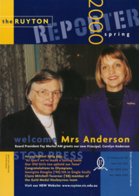 Magazine, Ruyton Reporter, 2000