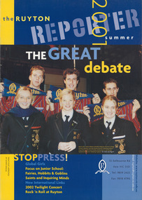 Magazine, Ruyton Reporter, 2001