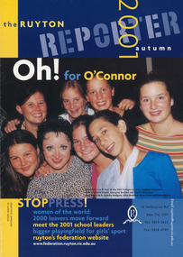 Magazine, Ruyton Reporter, 2001
