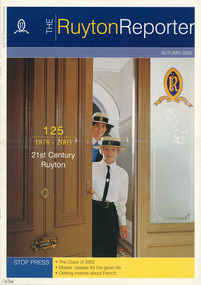 Magazine, William Troedel & Co, Ruyton Reporter, 2003