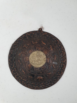 Image of Tibetan astrological calendar disc