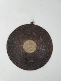Image of Tibetan astrological calendar disc