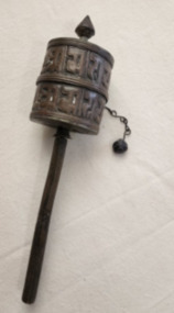 Image of hand-held prayer wheel