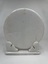 Back of marble souvenir plate on marble stand with print of the Jade Buddha