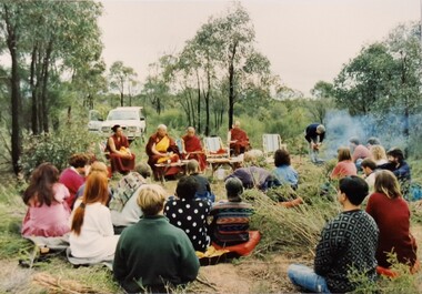 Photograph (item) - Set of photographs from the consecration of the Stupa site (Set 1), 1994