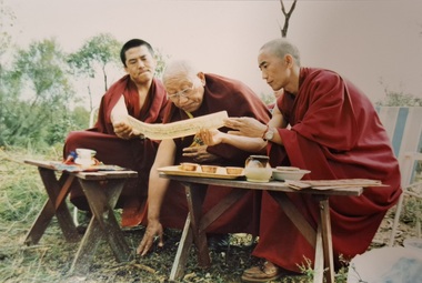 Photograph (item) - Set of photographs (Set 2) from the consecration of the Stupa site, 1994