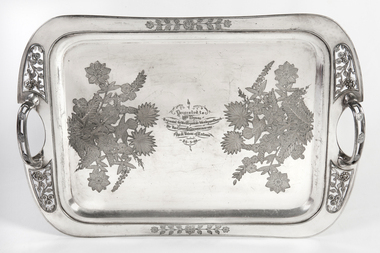Decorative object - Silver serving tray