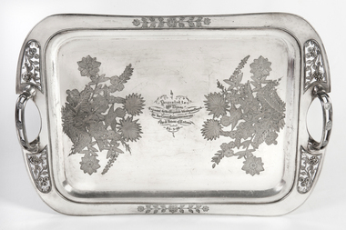 Decorative object - Silver serving tray