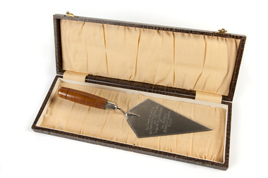 Ceremonial object - Commemorative trowel
