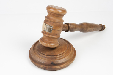 Gavel and sound block
