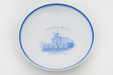Ceramic - Commemorative plate, St Andrew's Church