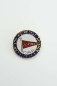Badge, Carlton Methodist Mission