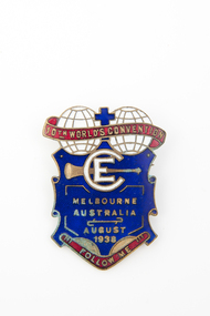 Lapel Badge, 1938