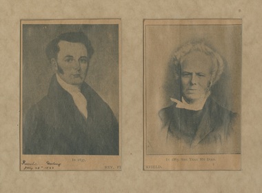 Photograph, 19th century, but undated newspaper cutting