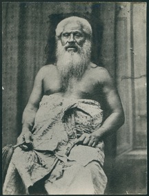 Photograph, Original would have been taken towards the end of Bulu's life in the early 1870s. The photo was dated "30 March 1933 THE ARGUS"