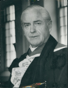 Photograph, Presbyterian Moderator General the Reverand Gillam Albert McConnel Wood portrait, C. 1963