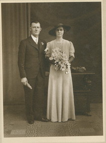 Photograph, Jack and Vida Jasper wedding photo, 18/05/1938