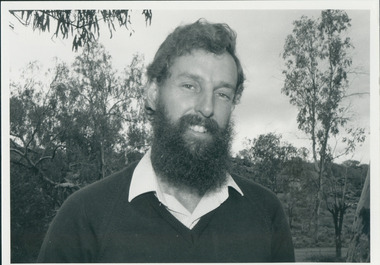 Photograph, St Philip's College Alice Springs - Principal Chris Tudor & Deputy Principal Chris Eldridge, 09/1986