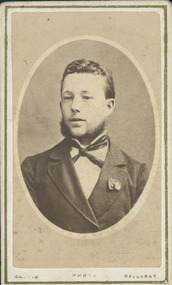 Photograph, I H Roberts Photographer, Alfred John Coates, undated c.1880