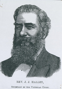 Photocopy of engraving, Rev. Jacob John Halley