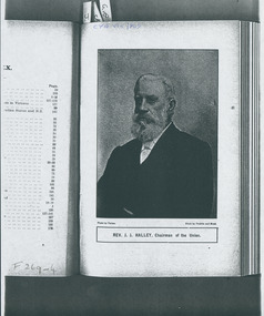 Photograph, Rev. Jacob John Halley