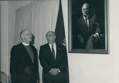 Photograph, William Butterss - Life Governor of Haileybury College, 1985