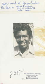 Photograph, Rev. Djiniyini Gondara, 06/1984