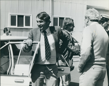 Photograph, Rev. Brian Howe MP, 1985