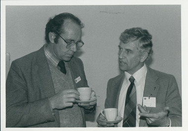 Photograph, Reverend Joe Rankin & the ex Moderator 1984, 1984