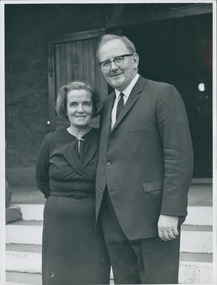 Photograph, Rev. Norman and Mrs. Lowe, Mid-1960s