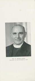 Printed image, Rev. Norman Kemp, 1954 or later