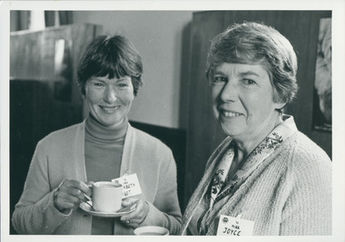 Photograph, Elizabeth Pigot and Joyce Baird, 1985