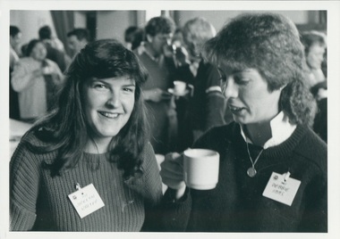 Photograph, Joselyn Walter & Debbie Imms, 1985
