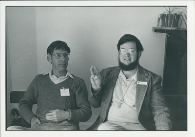 Photograph, Peter Cotterell and John Maynard, 1985
