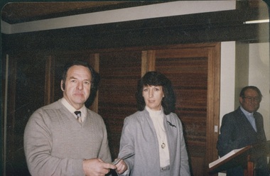 Photograph, Lorraine Wall and Frank Wyley, 1986